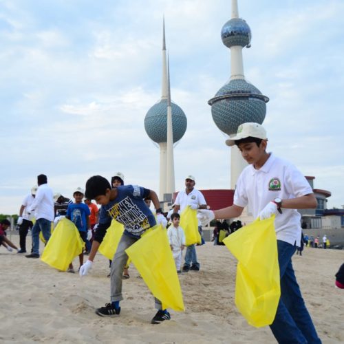 IMA Kuwait Beach Cleaning Drive